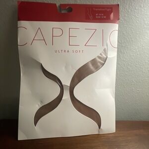 CAPEZIO Ultra Soft Transition Tight #1916 SUN Suntan Fits Size S/M New